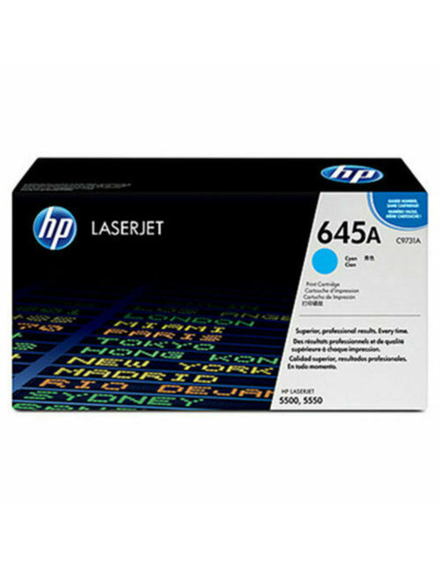 HP 645A toner LaserJet cyan ( C9731A ) pour Color LaserJet 5500/555