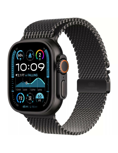 APPLE Watch Ultra 2 49mm boitier titane noir GPS + Cellular - Neuf