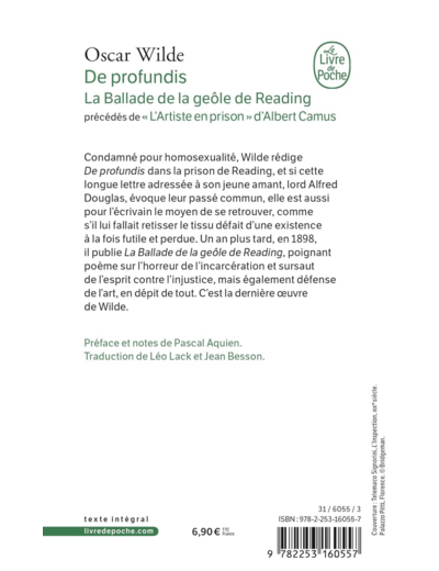 LA BALLADE DE LA GEOLE DE READING