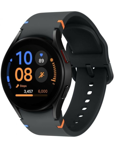 SAMSUNG Galaxy Watch FE Noir (Bracelet Silicone Noir) - Neuf