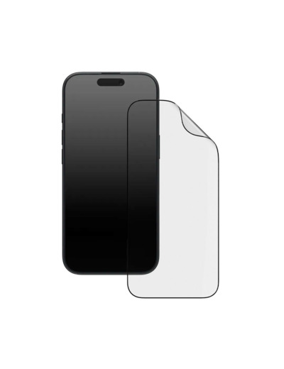 RINOSHIELD Verre trempé souple écran anti-chocs iPhone (série 16 à 18)