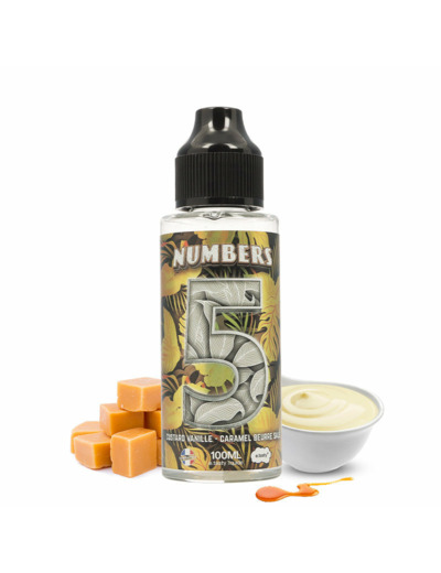 Numbers 5 - Custard Vanille, Caramel Beurre Salé - 100ml