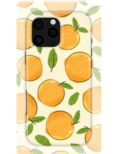 Orange Falls | Coque de téléphone 3D 2en1 Ultra-résistante