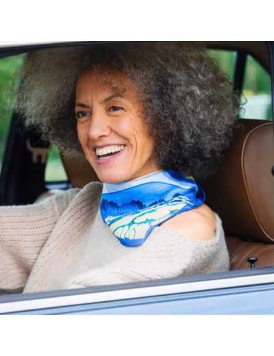 Petit carré de soie Transsibérien