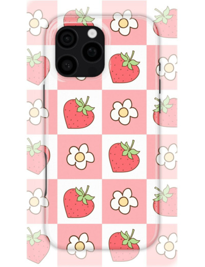 Strawberry Picnic | Coque de téléphone 3D 2en1 Ultra-résistante