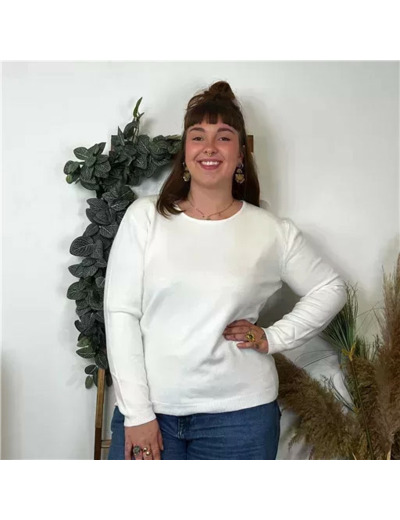 Y253- Tricotonic Col rond, Les T44 & 48 (ecru)