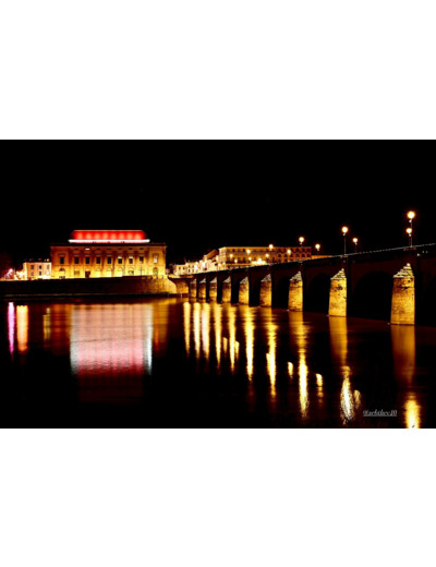 Saumur by night