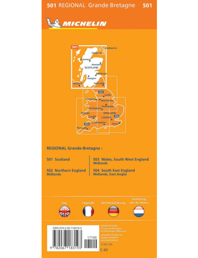 CARTE REGIONALE ECOSSE