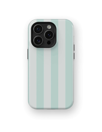 Light Blue Stripes Case | Coque de téléphone 3D 2en1 Ultra-résistante