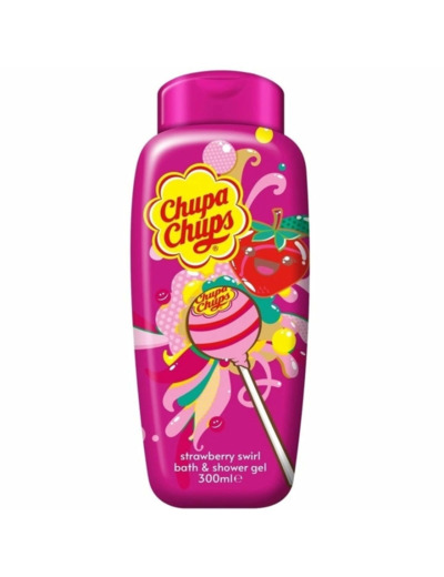 Gel douche Chupa Chups - Strawberry swirl - 300ml