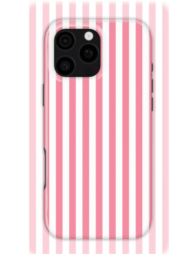 Pink Stripes | Coque de téléphone 3D 2en1 Ultra-résistante