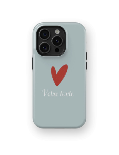 Signature Love - Blue | Coque de téléphone 3D 2en1 Ultra-résistante