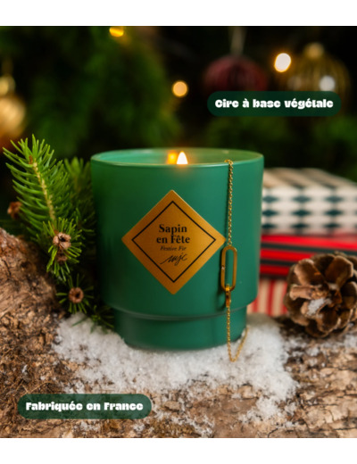 My Jolie Candle Bougie Bijou Bracelet Sapin en fête