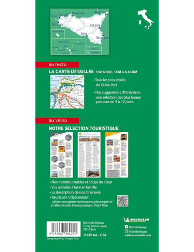 CARTES ROUTIERES ET TOURISTIQU - CARTE ROUTIERE & TOURISTIQUE SICILE