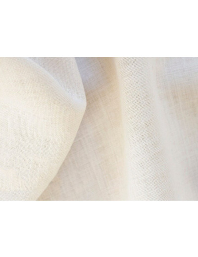 Toile de jute naturelle creme 100 % biodégradable écologique 150 cm de large 280gr