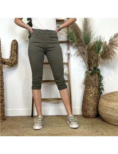 O619- Pantacourt Voggo (T36-T44) (kaki)