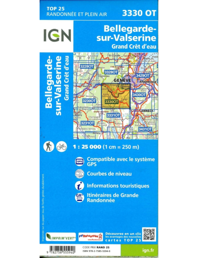 3330OT BELLEGARDE VALSERINE GRAND CRET D'EAU