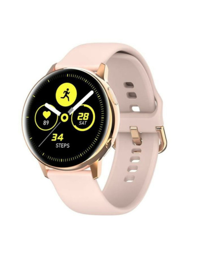 Montre connectée Mixte étanche - rose métal