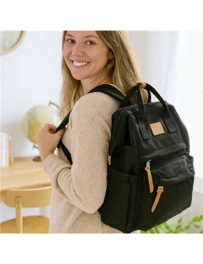 P401- Sac à dos Medium Flora & Co (noir)