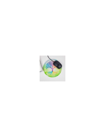 Tapis de souris rond Arbre de Vie