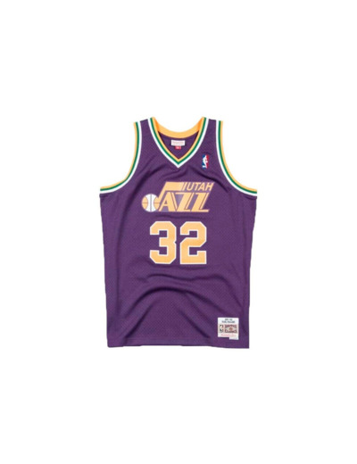 MAILLOT MITCHELL & NESS  RETRO UTAH JAZZ KARL MALONE #91