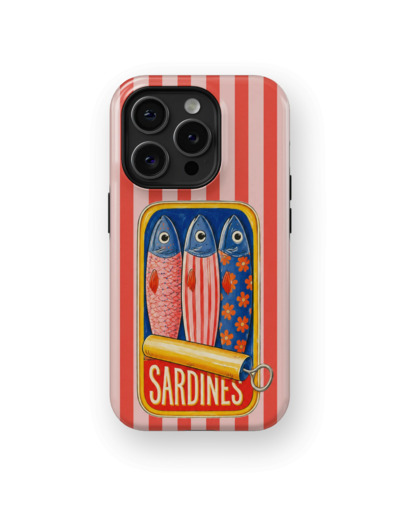 Sardine Rosso | Coque de téléphone 3D 2en1 Ultra-résistante