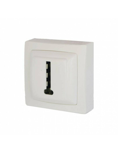Lot de 8 Prises téléphone Legrand en T, 8 contacts, blanc - 086038