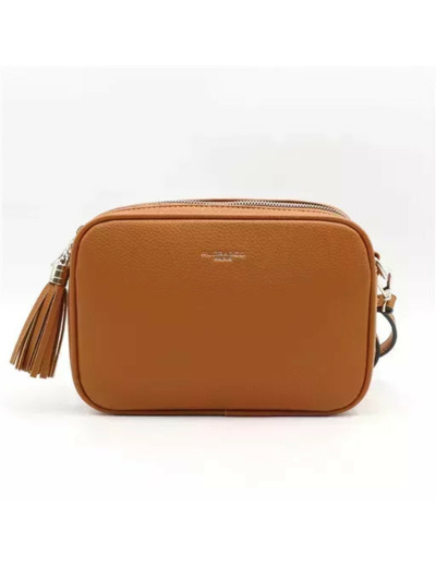 P428- Sac Flora & Co 2 Zips (camel)