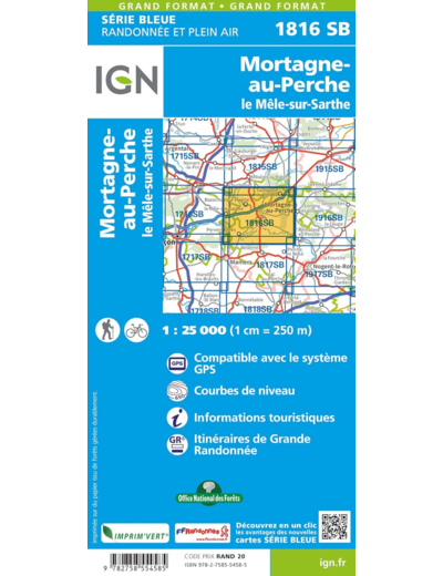 1816SB MORTAGNE-AU-PERCHE LE MELE-SUR-SARTHE