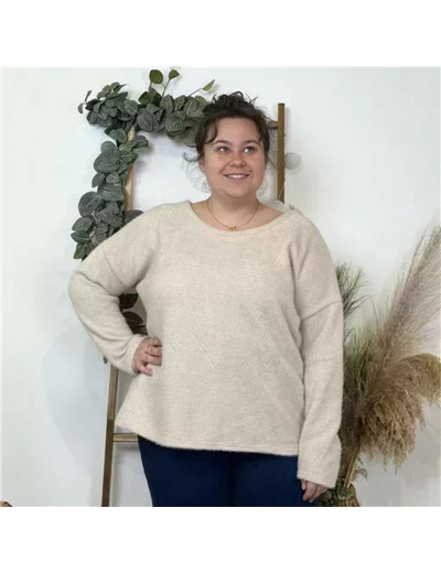 Z579. Pull uni (GT) 🇮🇹 (ecru)