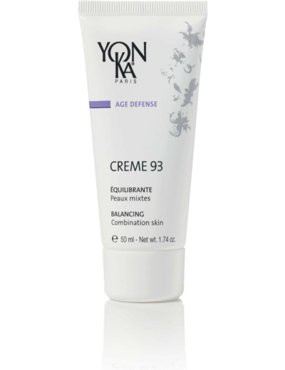 Yon-Ka Crème 93 Crème Visage Matifiante 50ml-Rétablit et Maintient l'Équilibre sans Assécher la Peau