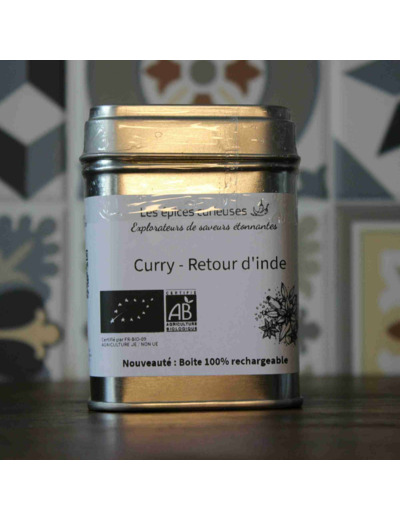 Assemblage Curry le retour d'inde - 40G - Boite métal