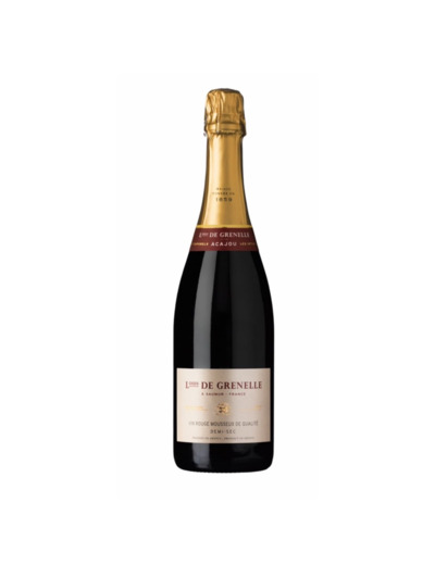 ANJOU VIN MOUSSEUX DE QUALITÉ ROUGE - DEMI-SEC DOMAINE LOUIS GRENELLE