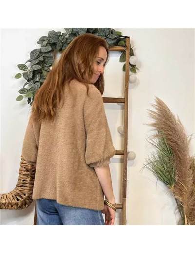 K102- Pull « Pilou Pilou » (Tu) 🇮🇹 (camel)
