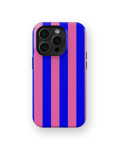 Pinky Stripes Case | Coque de téléphone 3D 2en1 Ultra-résistante