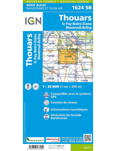 1624SB THOUARS LE PUY-NOTRE-DAME MONTREUIL-BELLAY