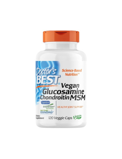 DOCTOR'S BEST VEGAN GLUCOSAMINE CHONDRO MSM 120CAPS