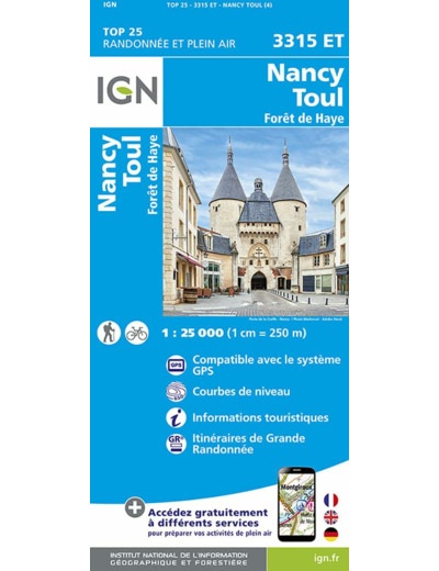 3315ET NANCY - TOUL FORET DE HAYE