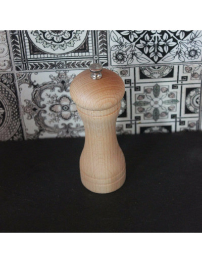 Moulin à sel en bois 13 cm
