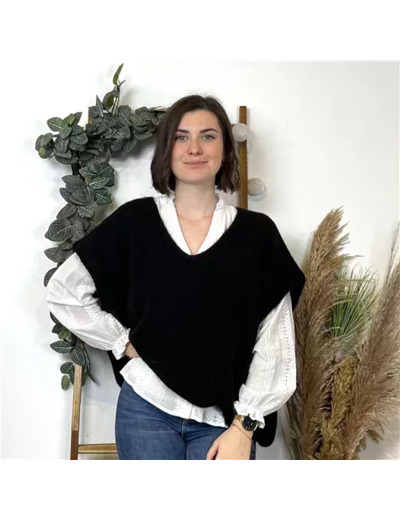 K523- Pull Mohair (Tu) 🇮🇹 (noir)