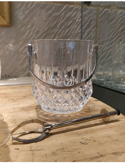 Seau à glaçons Cristal d'Arques modèle Longchamp