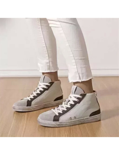 R419- Sneakers Montante Moow (T36-T41) (gris)