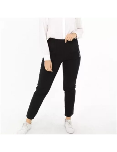 T545- Pantalon Confort JST (T38-T52) (noir)