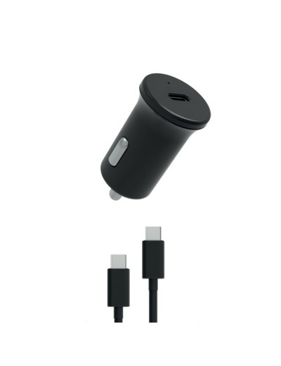 MYWAY PACK CHARGEUR VOITURE PD 20W + USB-C USB-C NOIR