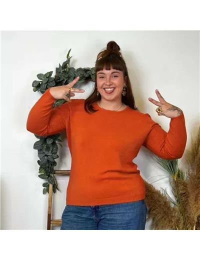 Y253- Tricotonic Col rond, Les T44 & 48 (rouille)