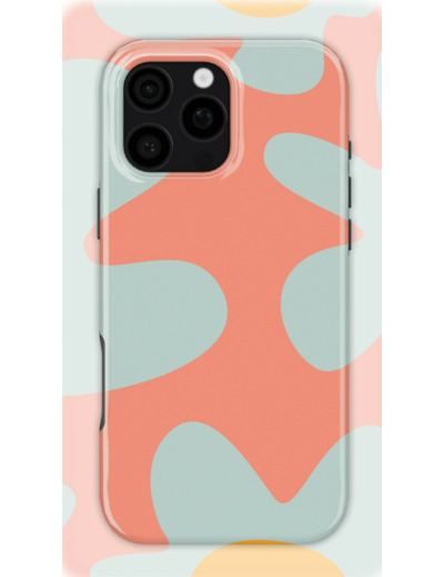 Coral Breeze | Coque de téléphone 3D 2en1 Ultra-résistante