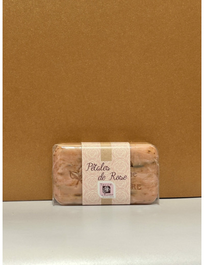 Savon aux pétales de rose  (100g)