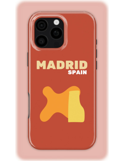 Madrid Case | Coque de téléphone 3D 2en1 Ultra-résistante