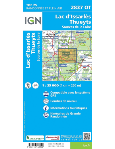 2837OT LAC ISSARLES - THUEYTS