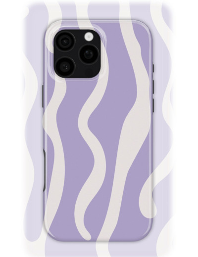 Lavender Waves | Coque de téléphone 3D 2en1 Ultra-résistante